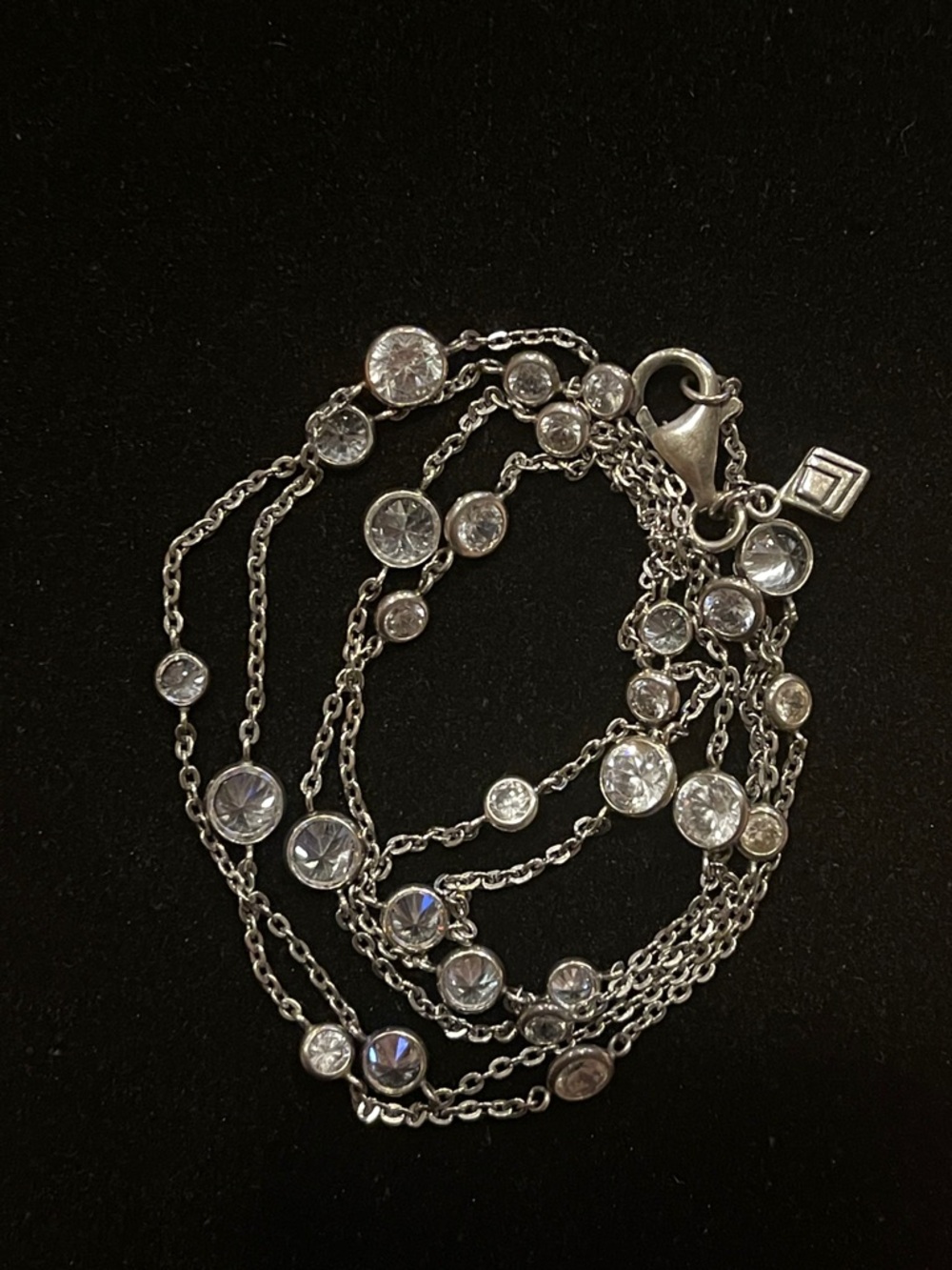 Silpada Sterling Silver Crystal Necklace